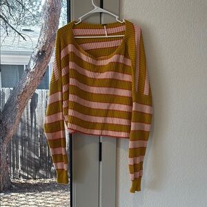 Free People Cropped Sweater